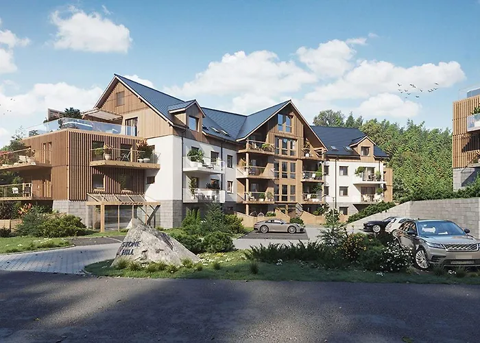 Z Basenem I Saunami Stone Hill Ii Vip Centrum By Royal Aparts * Sklářská Poruba