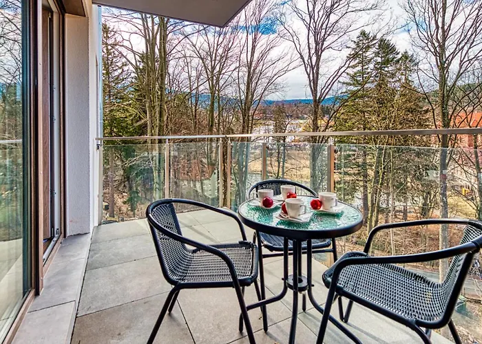 Z Basenem I Saunami Stone Hill Ii Vip Centrum By Royal Aparts * Sklářská Poruba